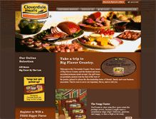 Tablet Screenshot of cloverdalecountrystore.com